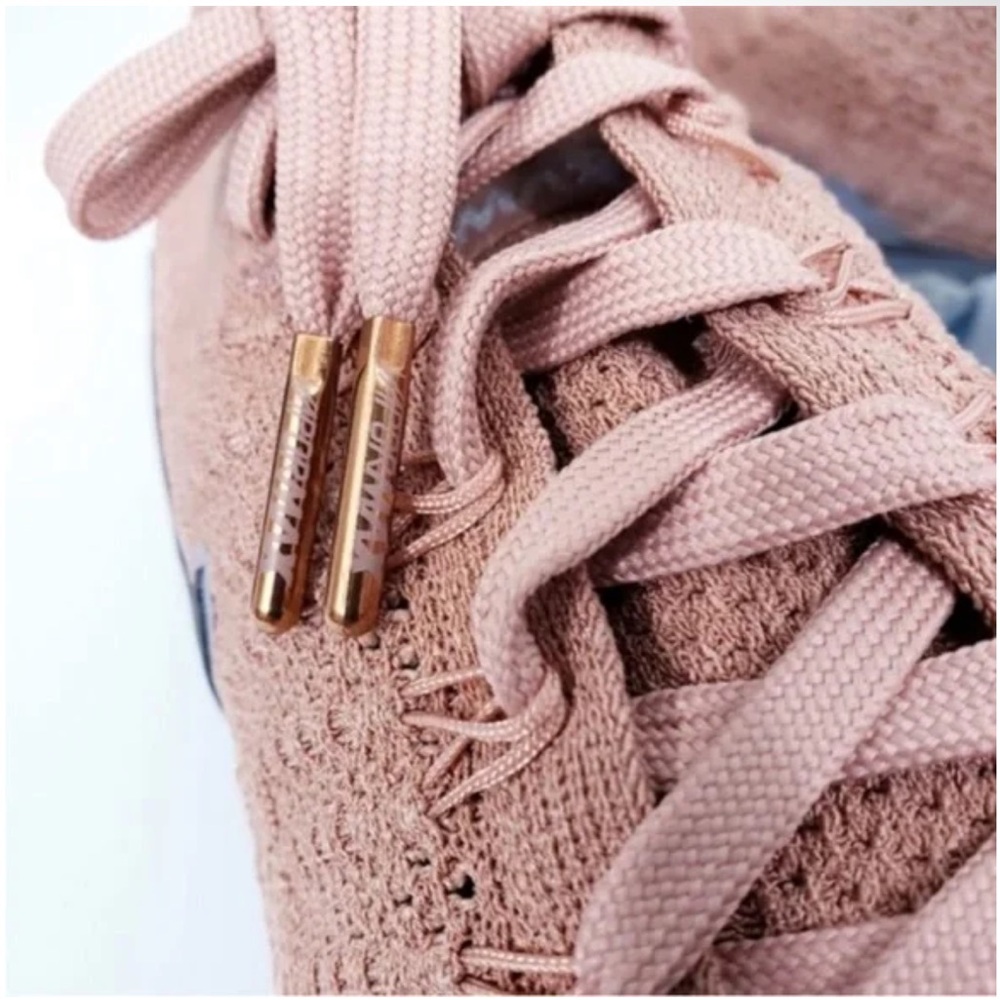 Nike Air VaporMax Flyknit 2 Rose Gold Women's -942843-602 - SZ 7 Comfort Fit - Picture 11 of 12